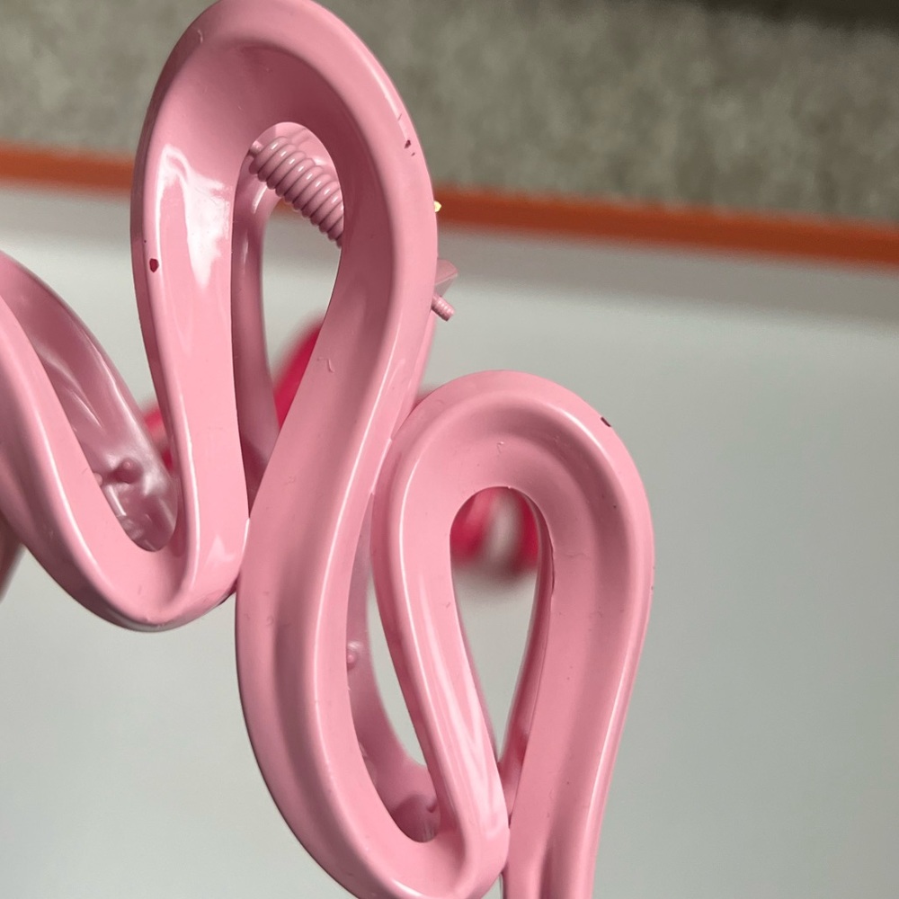 Pink and Red Hair Clips - Picture 2 of 3